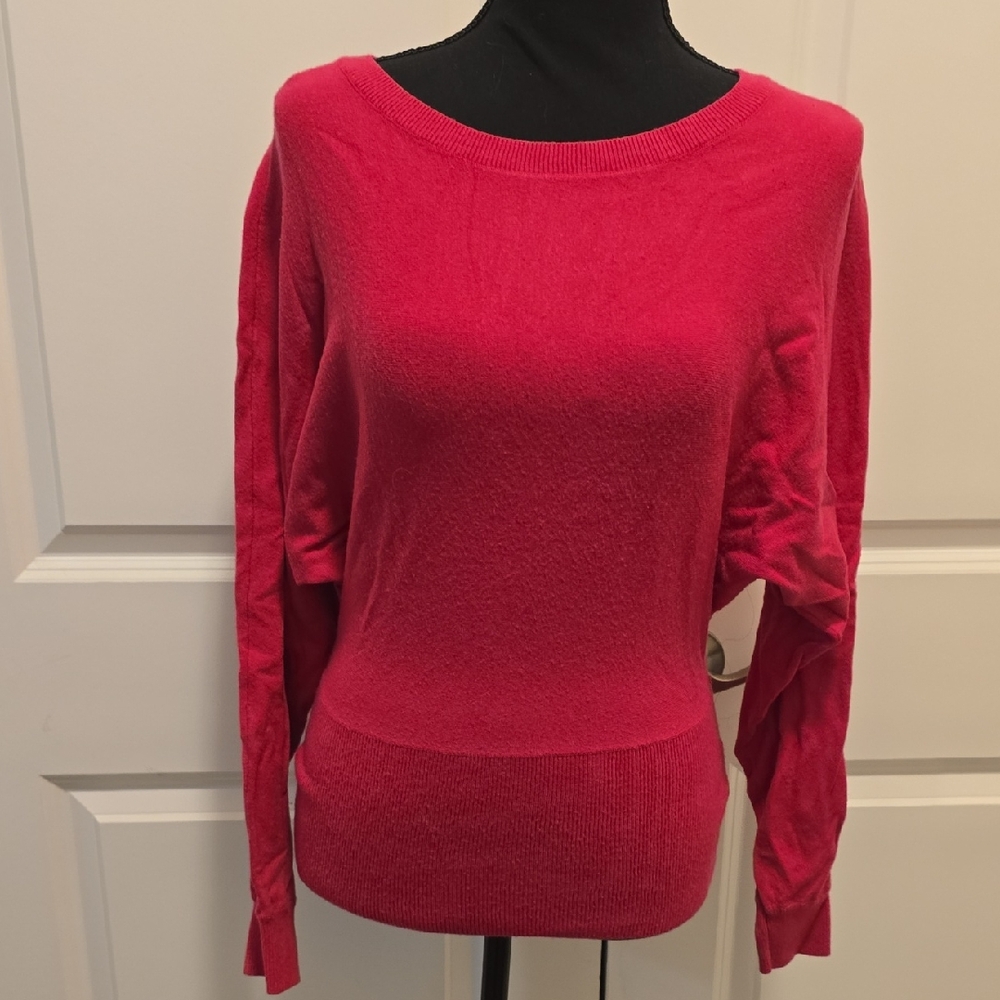 Express Bold Pink Knit Top